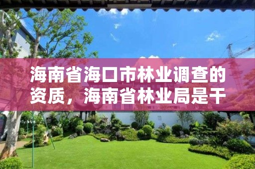 海南省海口市林业调查的资质,海南省林业局是干什么的