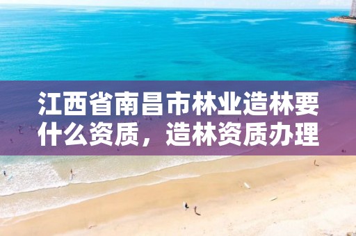 江西省南昌市林业造林要什么资质,造林资质办理