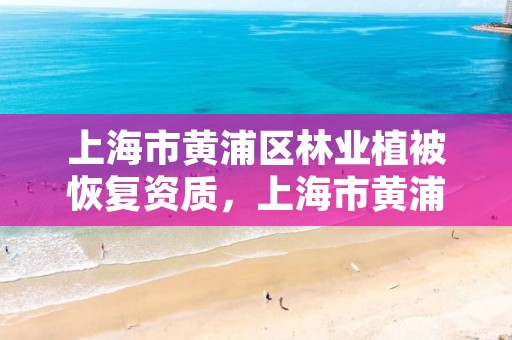 上海市黄浦区林业植被恢复资质,上海市黄浦区林业植被恢复资质公示