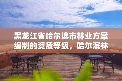 黑龙江省哈尔滨市林业方案编制的资质等级,哈尔滨林业公司