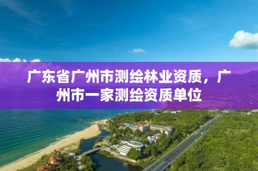 广东省广州市测绘林业资质，广州市一家测绘资质单位