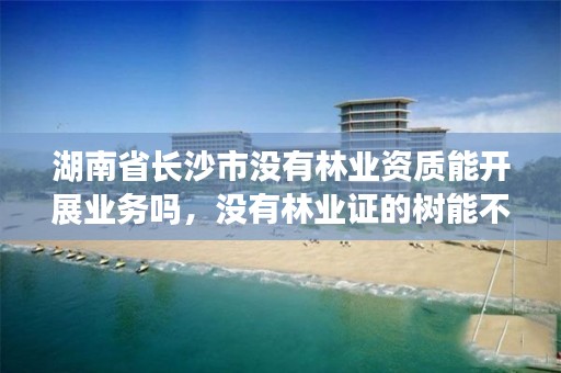 湖南省长沙市没有林业资质能开展业务吗，没有林业证的树能不能随便砍