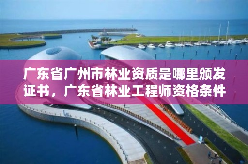 广东省广州市林业资质是哪里颁发证书，广东省林业工程师资格条件