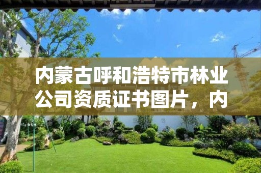 内蒙古呼和浩特市林业公司资质证书图片,内蒙古呼和浩特林业局
