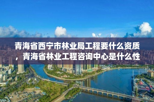 青海省西宁市林业局工程要什么资质,青海省林业工程咨询中心是什么性质的单位