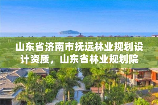 山东省济南市抚远林业规划设计资质,山东省林业规划院
