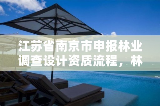 江苏省南京市申报林业调查设计资质流程,林业调查设计公司介绍