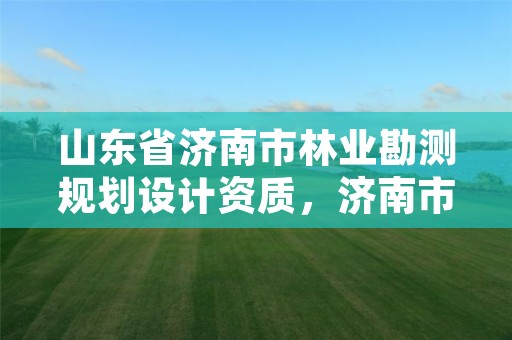 山东省济南市林业勘测规划设计资质,济南市园林规划设计