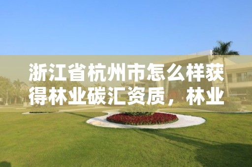 浙江省杭州市怎么样获得林业碳汇资质，林业碳汇项目怎么申请