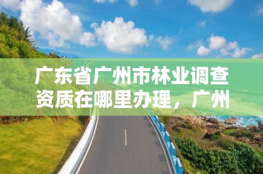 广东省广州市林业调查资质在哪里办理，广州林业部门