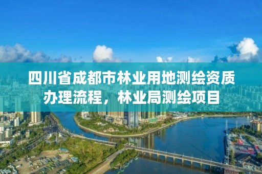 四川省成都市林业用地测绘资质办理流程,林业局测绘项目