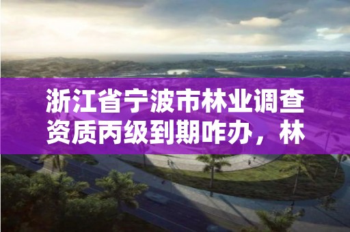 浙江省宁波市林业调查资质丙级到期咋办，林业调查资质查询