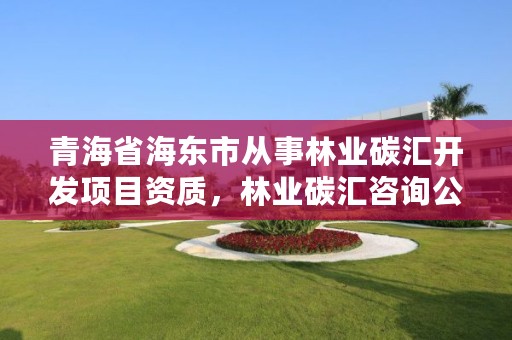 青海省海东市从事林业碳汇开发项目资质，林业碳汇咨询公司