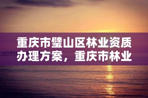 重庆市璧山区林业资质办理方案,重庆市林业公司
