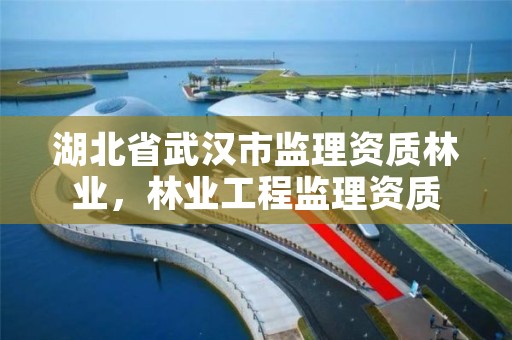 湖北省武汉市监理资质林业,林业工程监理资质