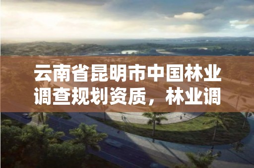 云南省昆明市中国林业调查规划资质,林业调查规划有限公司