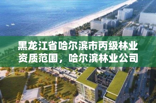 黑龙江省哈尔滨市丙级林业资质范围,哈尔滨林业公司