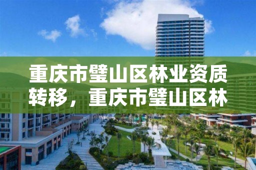 重庆市璧山区林业资质转移,重庆市璧山区林业资质转移办理