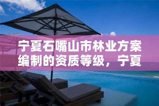 宁夏石嘴山市林业方案编制的资质等级,宁夏林业局是什么级别