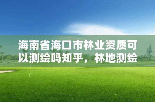 海南省海口市林业资质可以测绘吗知乎，林地测绘资质