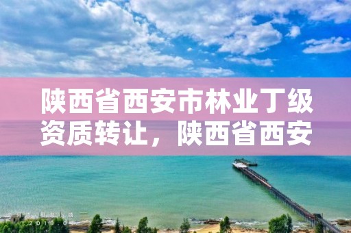 陕西省西安市林业丁级资质转让,陕西省西安市林业厅