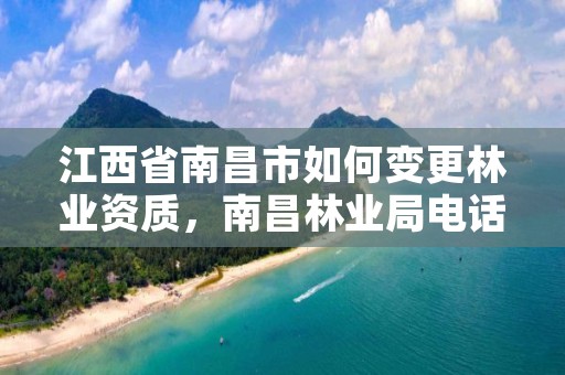 江西省南昌市如何变更林业资质,南昌林业局电话