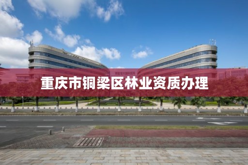 重庆市铜梁区林业资质办理