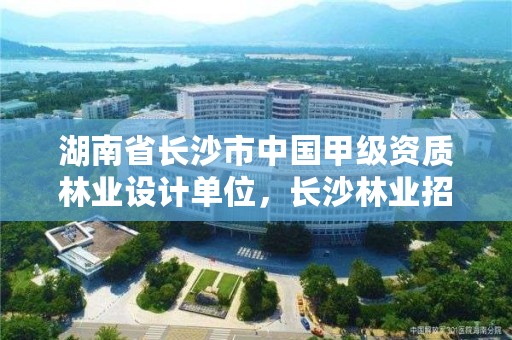 湖南省长沙市中国甲级资质林业设计单位，长沙林业招聘