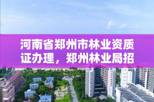 河南省郑州市林业资质证办理,郑州林业局招标