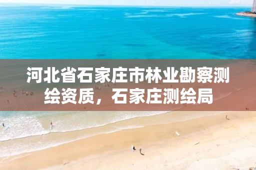 河北省石家庄市林业勘察测绘资质，石家庄测绘局