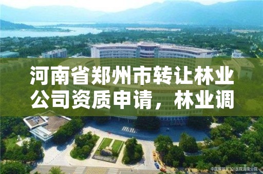 河南省郑州市转让林业公司资质申请,林业调查资质转让