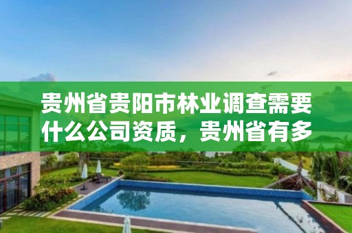 贵州省贵阳市林业调查需要什么公司资质,贵州省有多少家林业调查公司