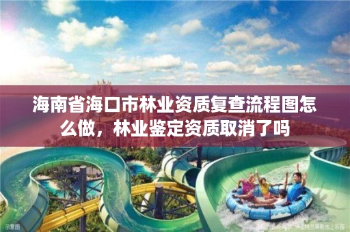 海南省海口市林业资质复查流程图怎么做,林业鉴定资质取消了吗