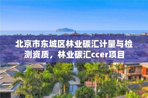北京市东城区林业碳汇计量与检测资质,林业碳汇ccer项目