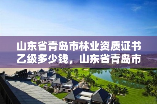 山东省青岛市林业资质证书乙级多少钱,山东省青岛市林业资质证书乙级多少钱