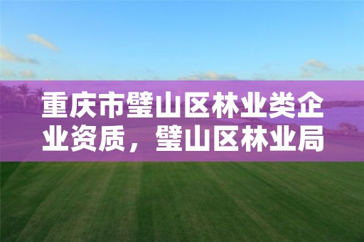 重庆市璧山区林业类企业资质,璧山区林业局人员名单