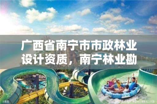 广西省南宁市市政林业设计资质,南宁林业勘测设计院