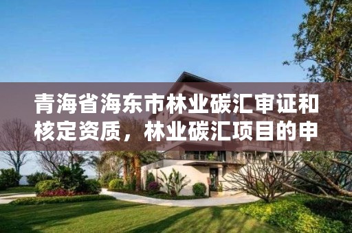 青海省海东市林业碳汇审证和核定资质，林业碳汇项目的申请主体包含哪些