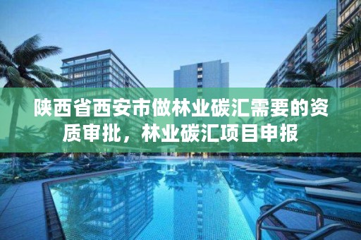 陕西省西安市做林业碳汇需要的资质审批,林业碳汇项目申报