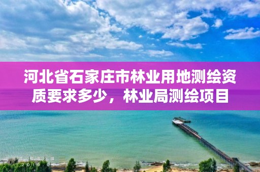 河北省石家庄市林业用地测绘资质要求多少，林业局测绘项目