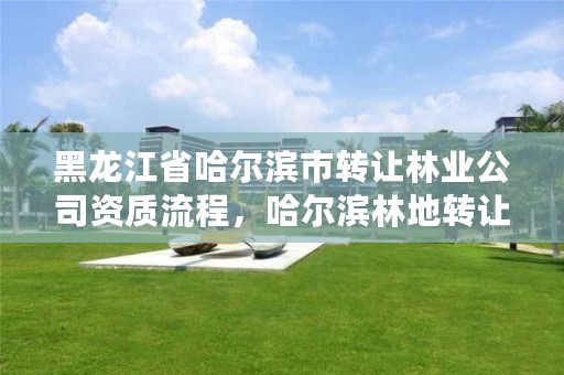 黑龙江省哈尔滨市转让林业公司资质流程,哈尔滨林地转让信息