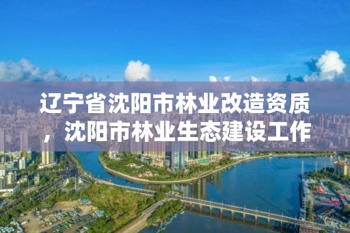 辽宁省沈阳市林业改造资质,沈阳市林业生态建设工作方案