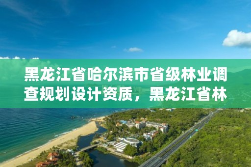黑龙江省哈尔滨市省级林业调查规划设计资质,黑龙江省林业调查设计研究院院长