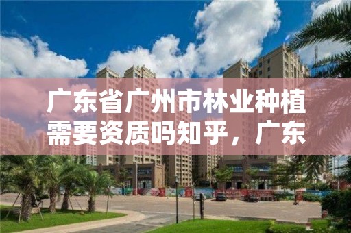 广东省广州市林业种植需要资质吗知乎，广东林业植物新品种权事务所