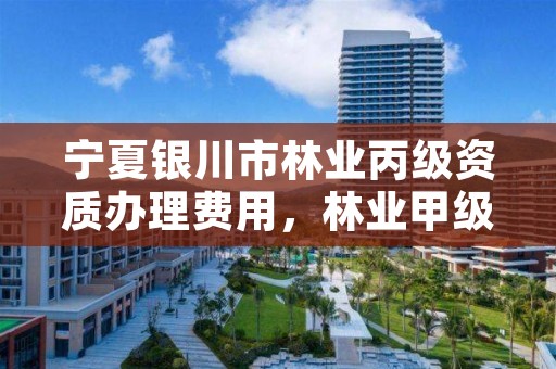 宁夏银川市林业丙级资质办理费用,林业甲级资质