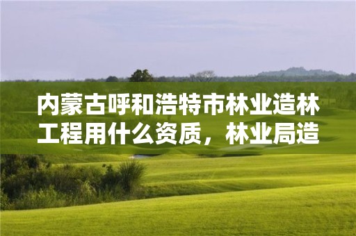 内蒙古呼和浩特市林业造林工程用什么资质,林业局造林