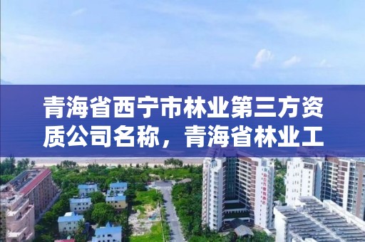 青海省西宁市林业第三方资质公司名称，青海省林业工程咨询中心