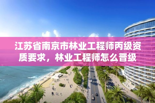 江苏省南京市林业工程师丙级资质要求,林业工程师怎么晋级