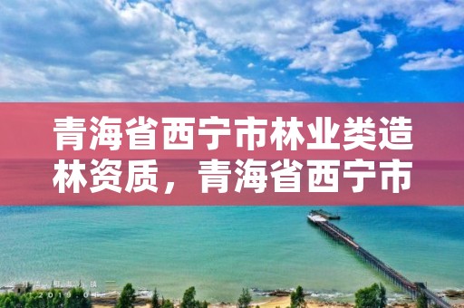 青海省西宁市林业类造林资质，青海省西宁市林业类造林资质公示