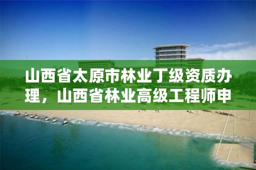 山西省太原市林业丁级资质办理,山西省林业高级工程师申报条件